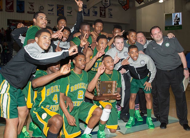 Roselle Catholic had reason to celebrate after knocking off St. Anthony in the playoffs last year. 