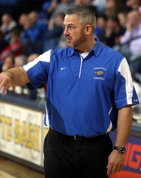 Head coach and police officer Steve Showalter played for Bo Ryan at Wisconsin-Platteville.