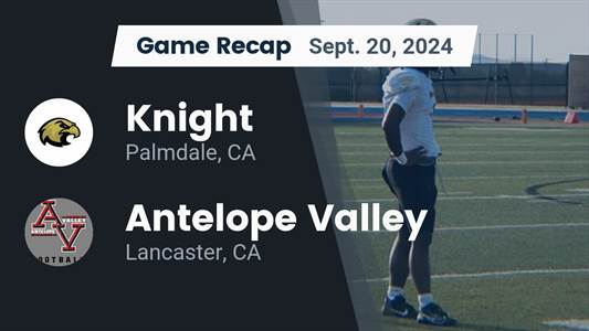 Football Recap: Antelope Valley Falls Despite Strong Effort from