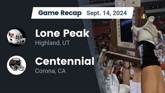 Football Recap: Centennial Piles Up the Points Against Roosevelt