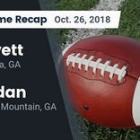 Football Game Recap: Morgan County vs. Lovett