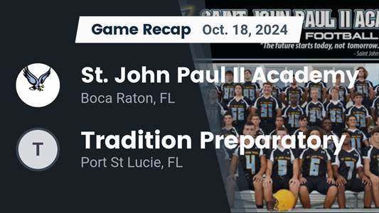 Football Game Preview: St. John Paul II Academy Eagles vs. Somer