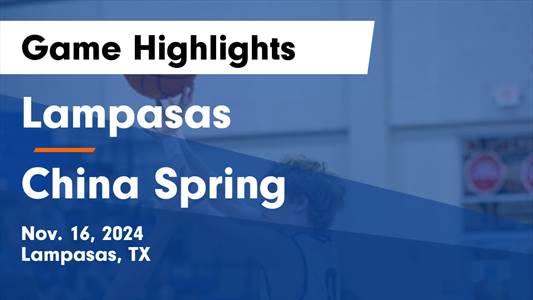 Basketball Recap: China Spring Triumphs