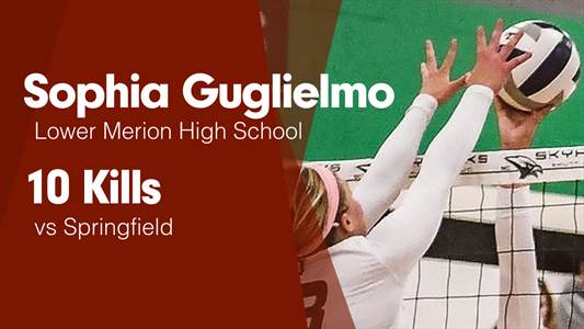 Sophia Guglielmo Game Report: vs Radnor