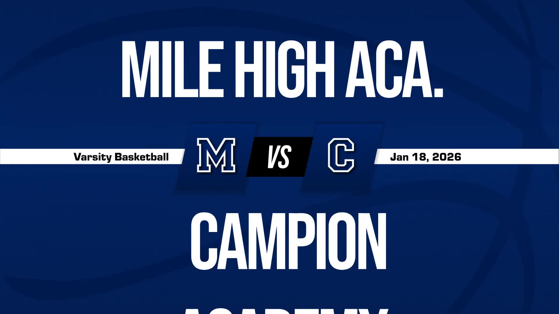 Basketball Game Preview: Mile High Academy Mustangs vs. Denver Waldorf Spartans + How To Watch