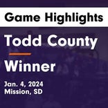 Todd County vs. Winner