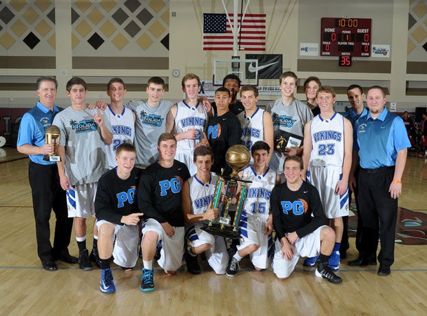 Pleasant Grove (Utah) won its first MaxPreps Holiday Classic title with a 60-54 Gatorade Division win over Great Oak. Tournament MVP Matt Conway had 21 points and 11 rebounds to go along with 18 points from Riley Court for Pleasant Grove (9-1). Great Oak (8-4) was led by Torin Webb (15 points) and Latrelle Franklin (11).