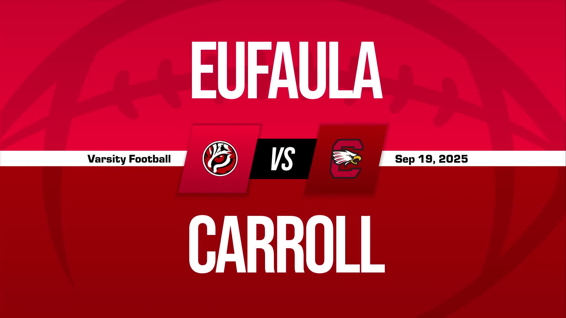 Football Recap: Eufaula Piles Up the Points Against Carroll
