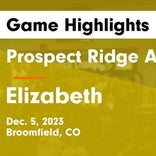 Prospect Ridge Academy vs. Elizabeth