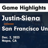 Justin-Siena vs. University