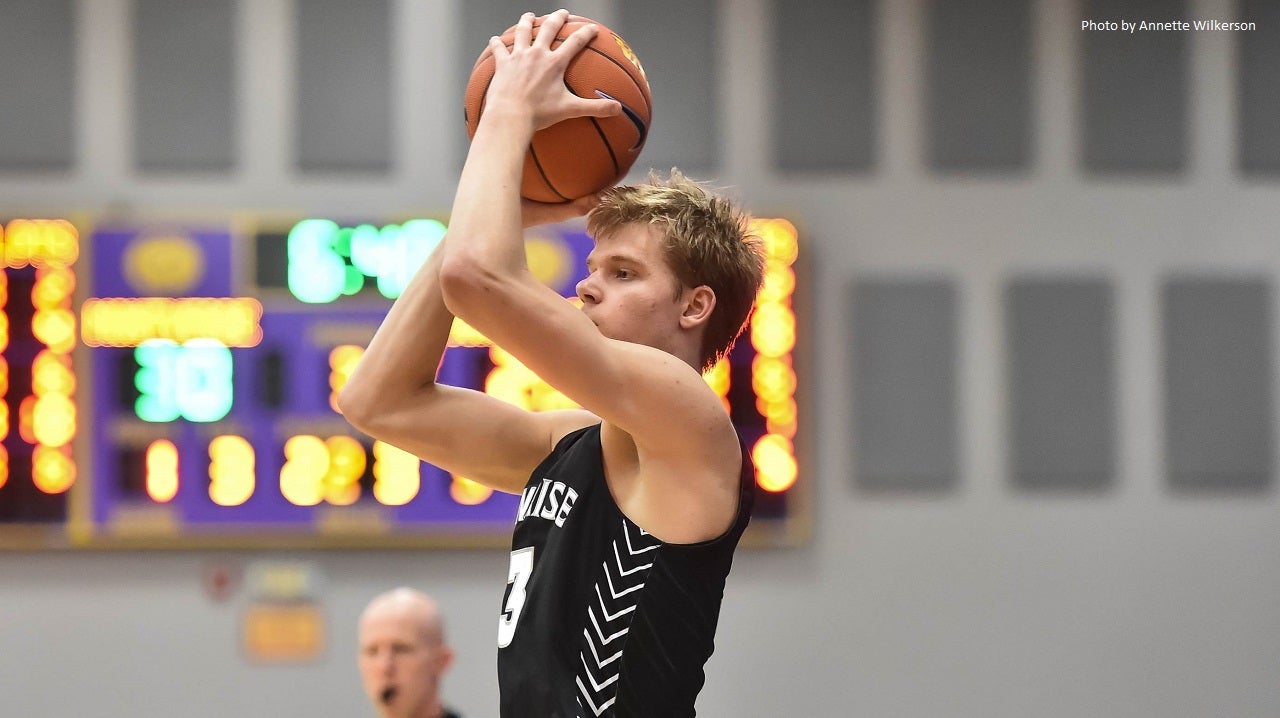 High school basketball scoreboard