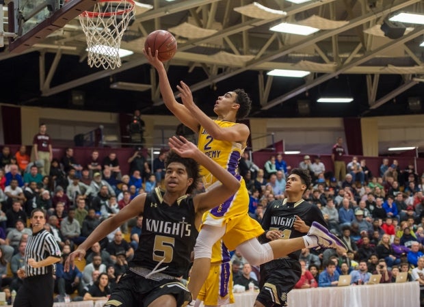 Sophomore Andrew Nembhard led all scorers Monday with 22 points.