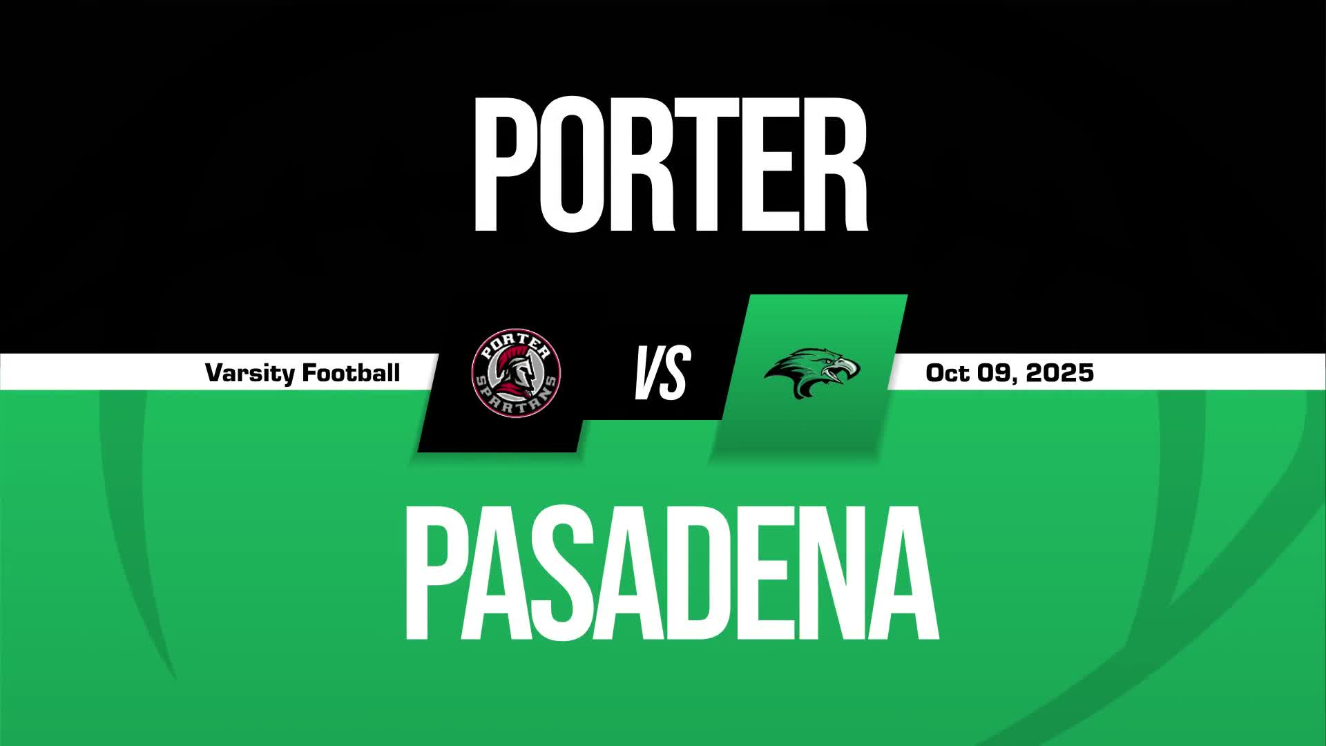 Football Game Preview: Porter Spartans vs. Friendswood Mustangs + How To Watch