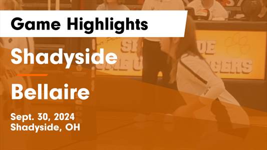 Volleyball Recap: Shadyside Snaps Four-Game Streak of Losses on 