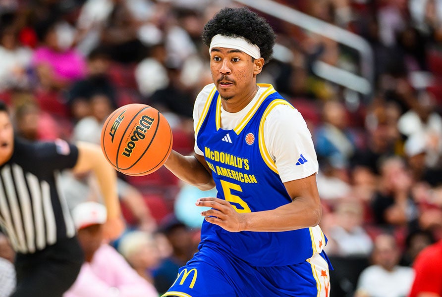 Missouri signee Crowe posted 16 points and five assists in the West's 102-86 McDonald's All American victory on Tuesday. (PHOTO: Jack Beasley)