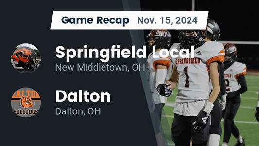 Football Recap: Springfield's Run of Nine Straight  Victories No