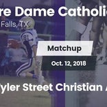 Football Game Recap: Tyler Street Christian Academy vs. Notre Da