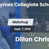 Football Game Recap: Dillon Christian vs. Trinity-Byrnes