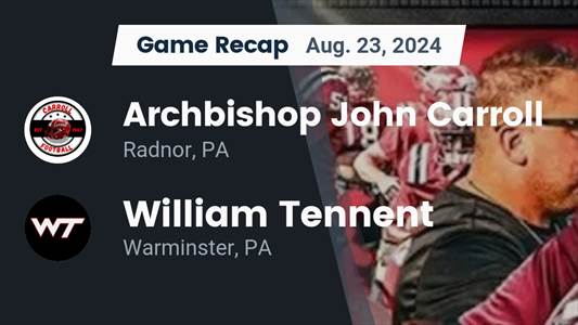 Football Game Preview: Archbishop Carroll Plays at Home