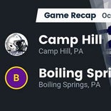Football Game Recap: Boiling Springs Bubblers vs. Camp Hill Lions