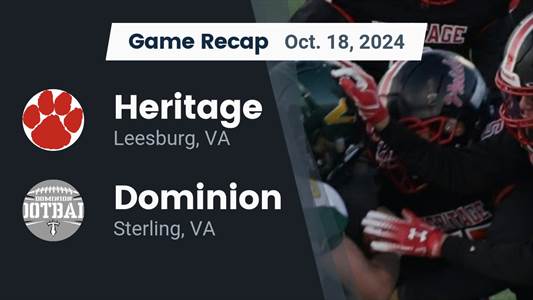 Football Recap: Heritage Skates Past Dominion with Ease