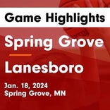 Basketball Game Recap: Lanesboro Burros vs. LeRoy-Ostrander Cardinals