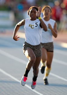 Jasmine Gibbs at 100 finish.