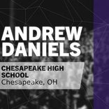 Baseball Recap: Andrew Daniels can't quite lead Chesapeake over Northwest