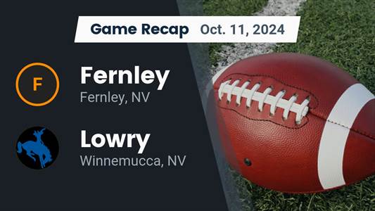 Football Recap: Keeshawn Love Leads Fernley to Victory over Lowry