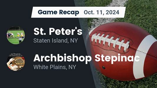 Football Recap: Archbishop Stepinac Falls Despite Big Games from