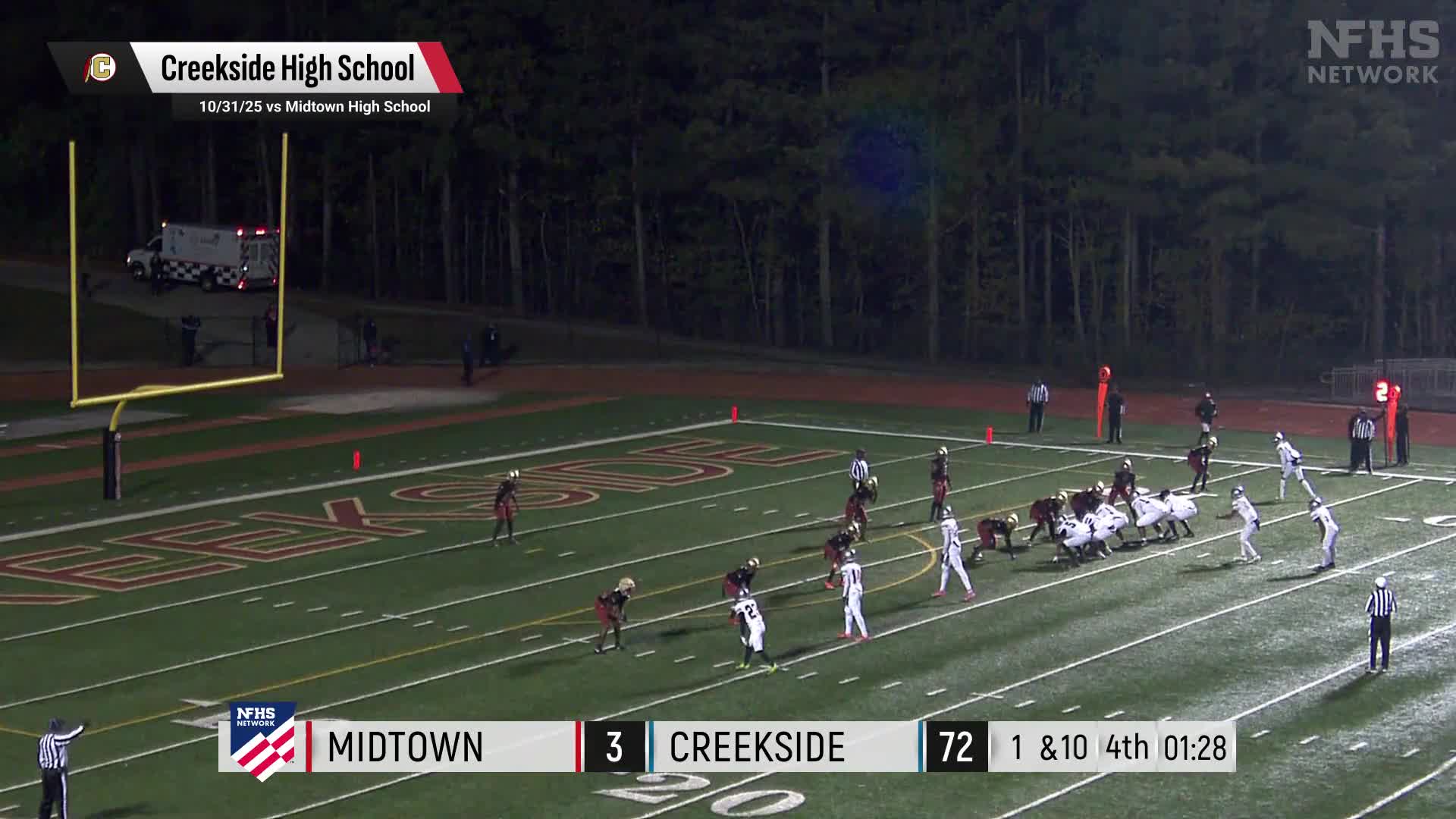 Football Recap: Creekside Picks Up 11th Consecutive Win + How To Watch