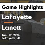 Basketball Game Recap: Lanett Panthers vs. LaFayette Bulldogs