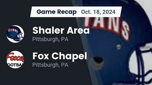 Football Recap: Fox Chapel Snaps Seven-Game Streak of Losses at Home