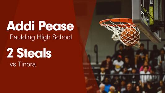 Addi Pease Game Report: @ Fairview