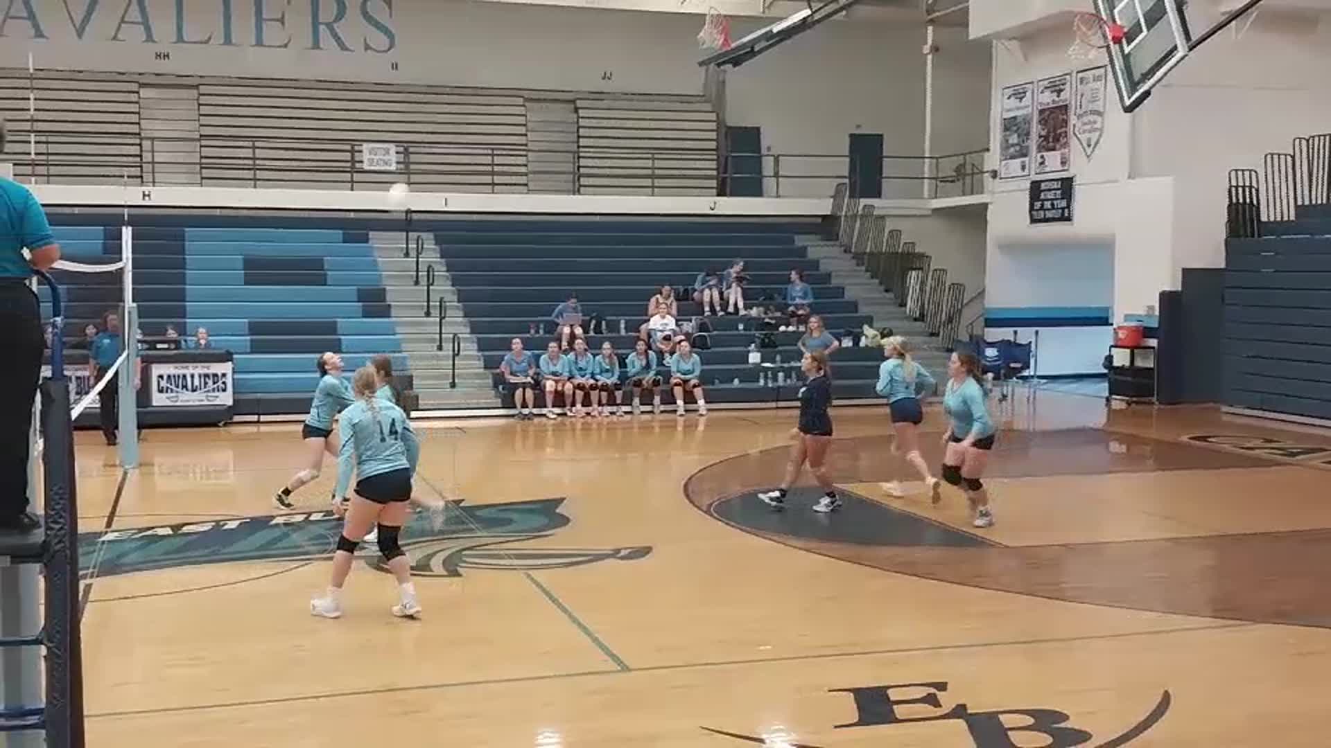 Volleyball Recap: Dynamic Duo of  Addie Brittain and  Carissa Towery Lead East Burke to Victory