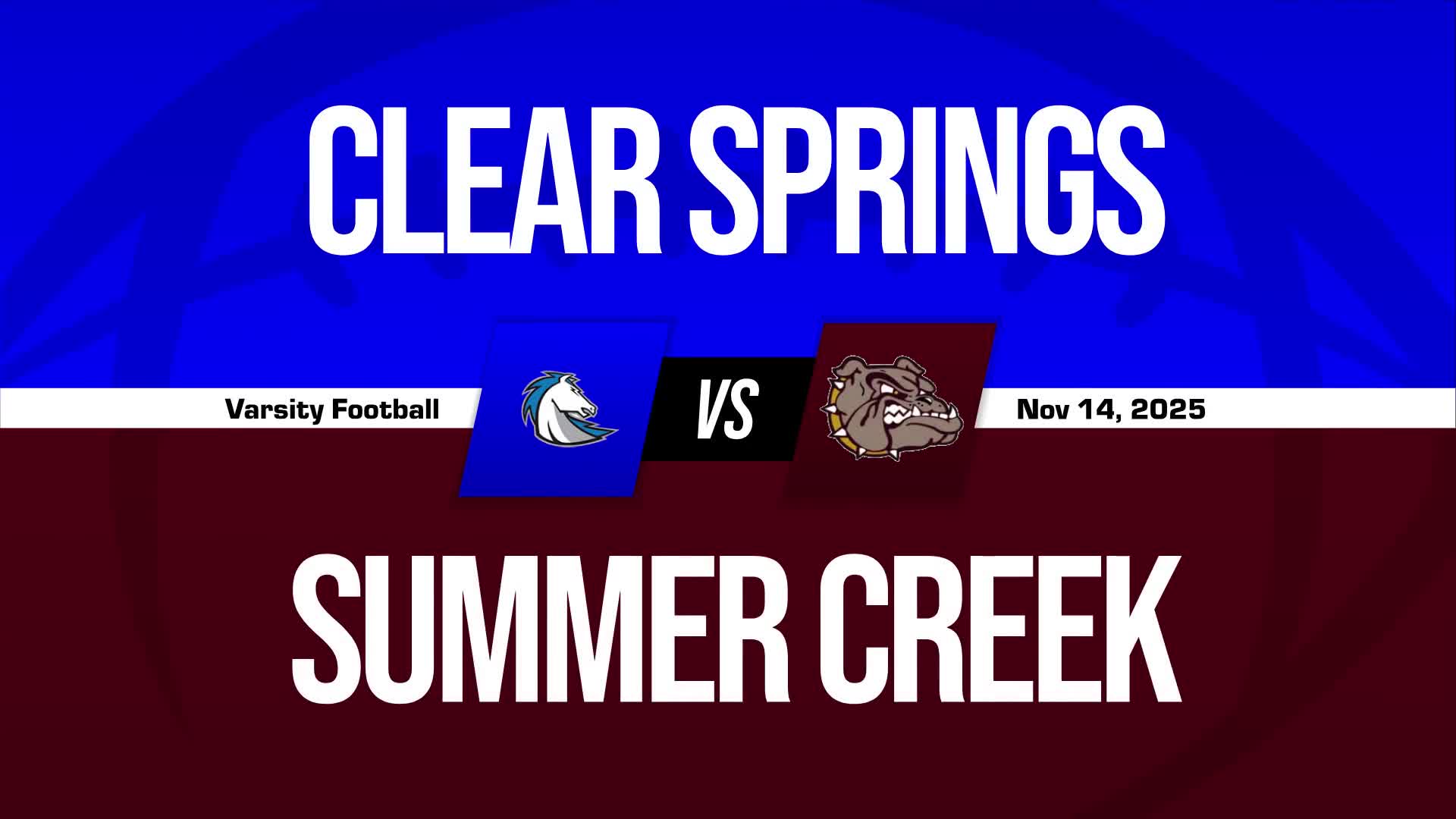 Football Game Preview: Summer Creek Bulldogs vs. Manvel Mavericks