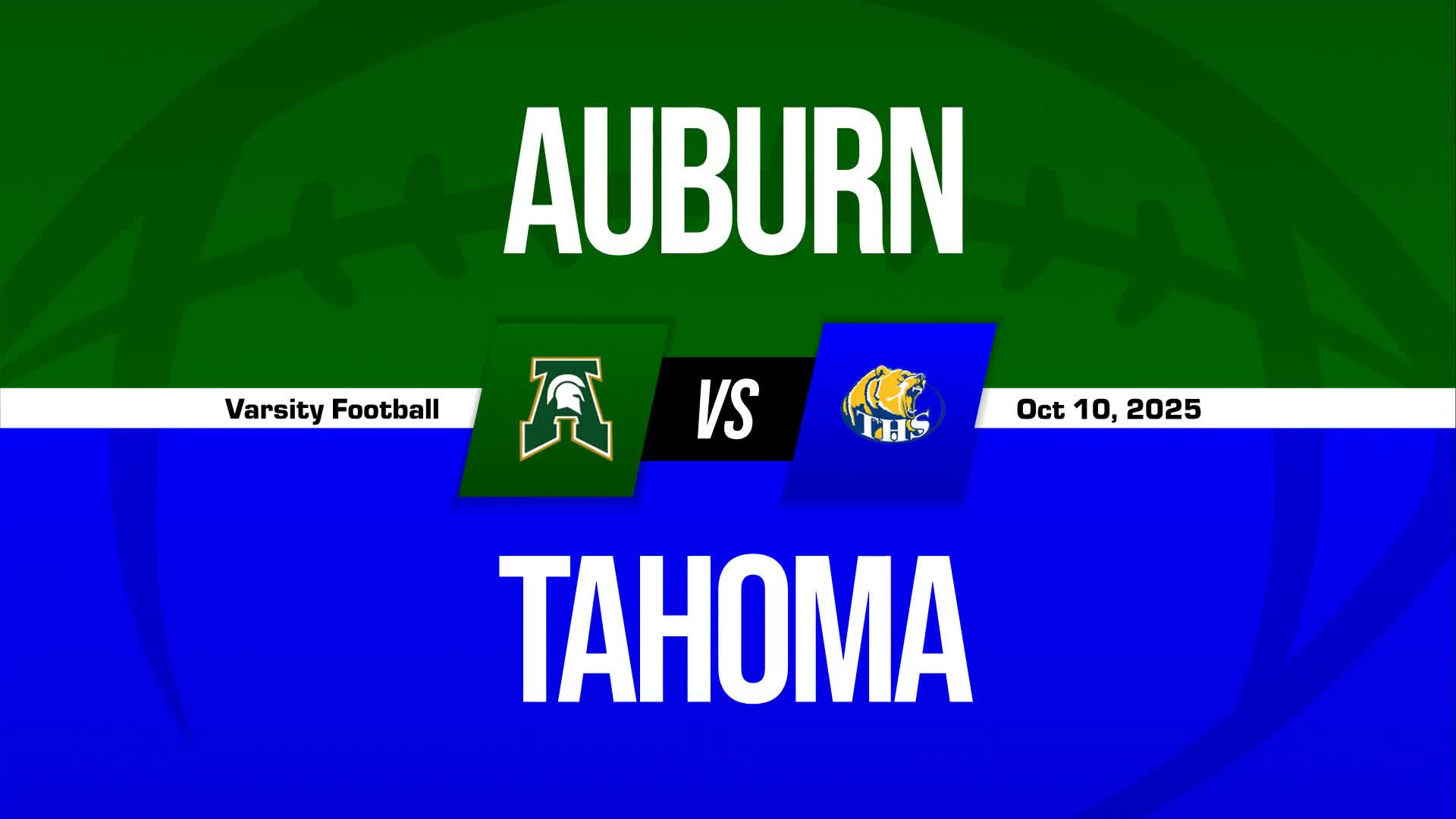 Football Recap: Tahoma Extends Winning Streak to Four + How To Watch