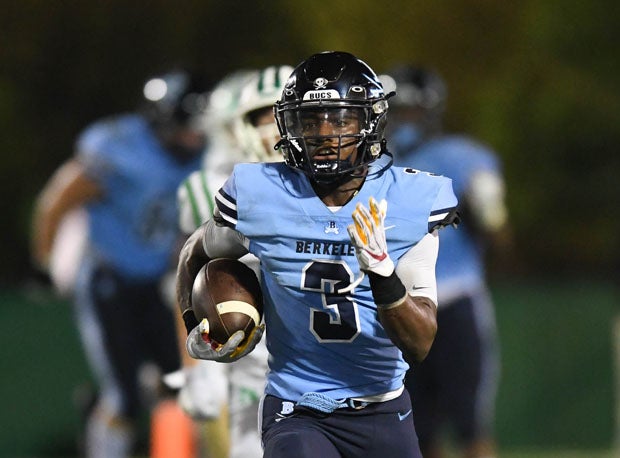 Xavier Townsend was focused on the end zone most of the night.
