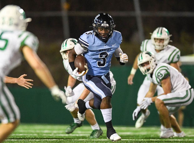 Xavier Townsend ran through the Newman defense all night with 344 total yards and five touchdowns on just 19 touches leading Berkeley Prep to a 49-24 victory.