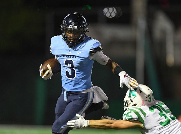 Xavier Townsend not only rushed for four touchdowns and caught another, but he had an interception and long punt return to set up a TD.