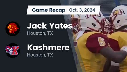 Football Recap: Kashmere Takes a Loss
