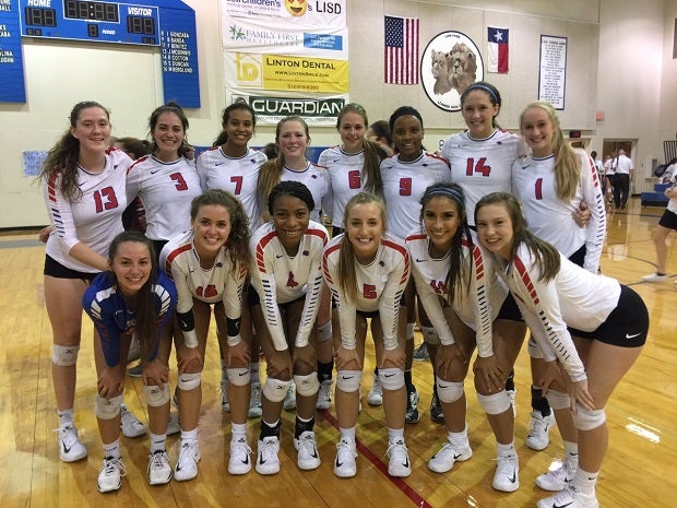 Leander volleyball Mya LeVaughn (No. 7)is already being counted on to be a leader despite just finishing her sophomore season and second year on varsity.