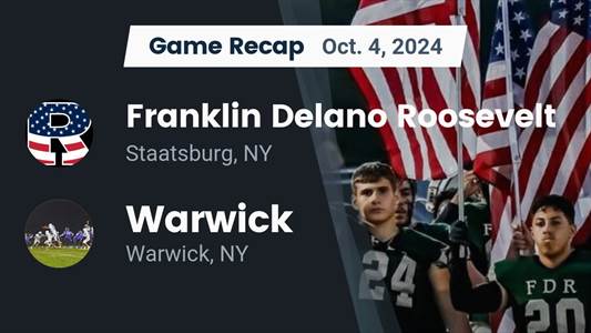 Football Recap: Warwick's  Win  on Friday Extends Winning Streak to Five