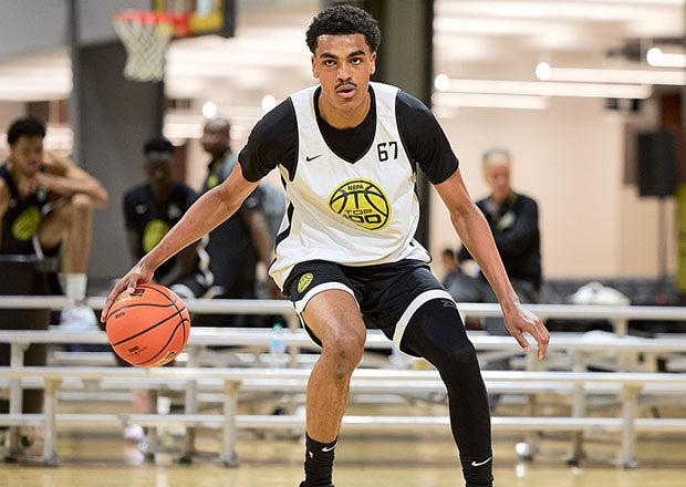 Aziz Olajuwon earned first team All-NBPA Top 100 Camp after a strong showing. (PHOTO: Amanda Sylvain, NBPA)