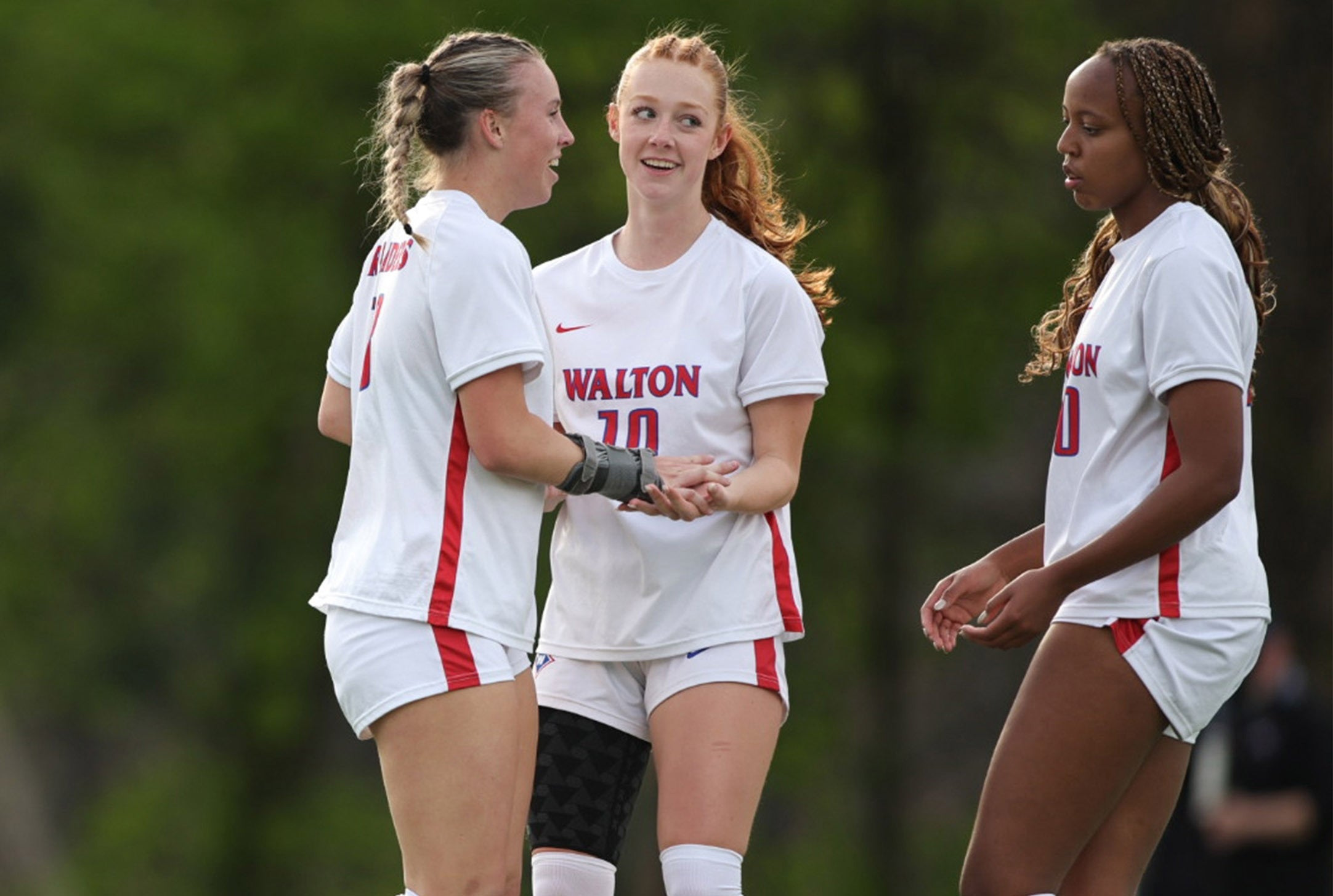 Senior Ellery Grant (No. 10) leads national No. 1 Walton into the GHSA Class AAAAAA final on Thursday against No. 2 West Forsyth. Walton is looking for a repeat title while the Wolverines seek their fourth championship since 2021. (PHOTO: Hassan Niblet II)