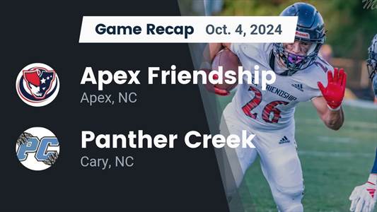 Football Game Preview: Apex Friendship Patriots vs. Apex Cougars