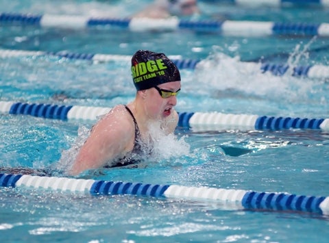 Fossil Ridge standout Zoe Bartel and her teammates set the national record in the 200 medley relay at the Class 5A state meet in February. Their time of 1 minute, 38.13 seconds broke the mark of 1.38.77.