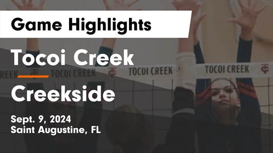 Volleyball Recap: Creekside Wins Going Away Against Bartram Trai