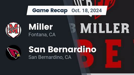 Football Recap: Miller's  Win  on Friday Extends Winning Streak 