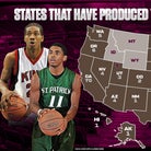 States that have produced the most NBA Finals champions
